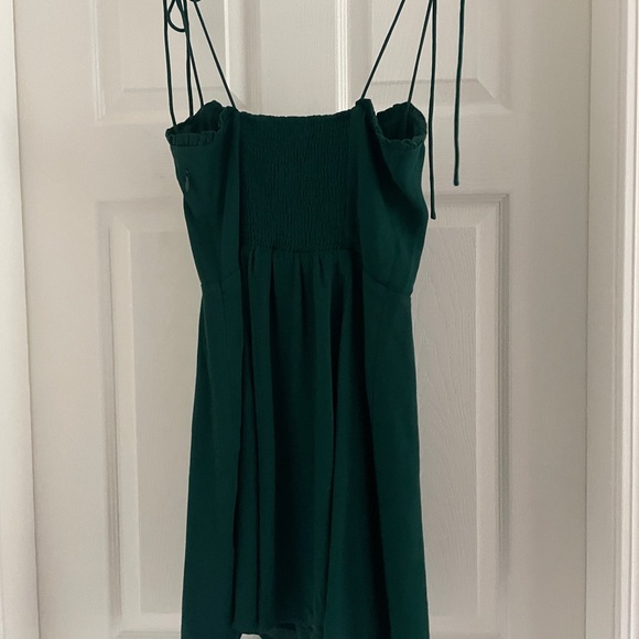 NWT Aritzia Wilfred Fable Dress - Aventurine Green - Picture 10 of 10